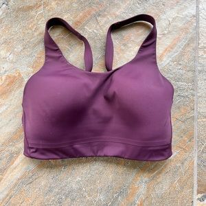 Athleta Purple Sports Bra 32DD